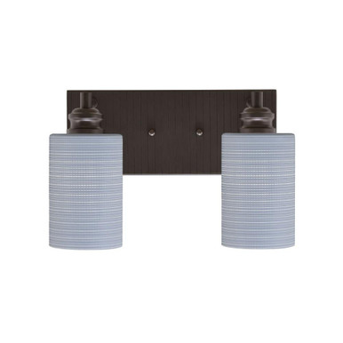 Edge 2 Light Bath Bar Vanity Light by Toltec - 1162-ES-4061