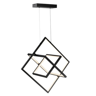 Graymar 24W 3 LED Light Large Pendant by Artcraft - AC7627BK