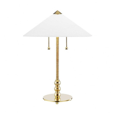 Flare Transitional 2 Light Table Lamp by Hudson Valley - L1395-AGB