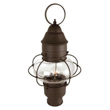 Nantucket  One Light Outdoor Onion Post Lantern by Designers Fountain - 1766-rt