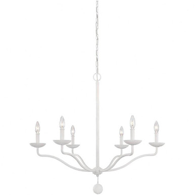 Annie 6 Light Large Chandelier by Visual Comfort Studio - F3130/6PSW