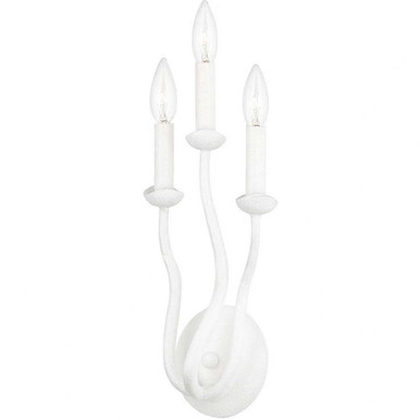 Reign 3 Light Wall Sconce 15.25 x 7 Inches by Troy - B1083
