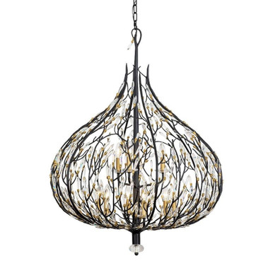Bask 9 Light Oversized Pendant by Varaluz - 271P09MBFG