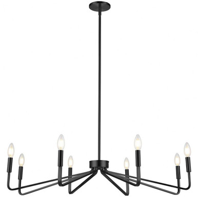 Clayton 8 Light Oversized Chandelier by Dainolite - CLN-388C
