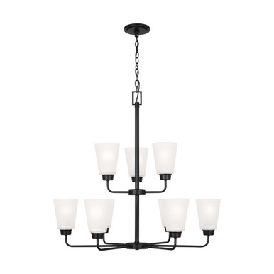 Kerrville 9 Light Chandelier 29.5 x 29 Inches Wide by Generation - 3115209-112
