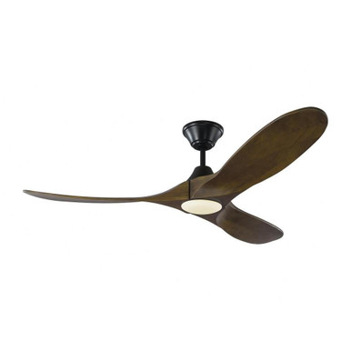 Maverick II LED 3 Blade Ceiling Fan with Light Kit  52 Inch Wide by VC Fan - 3MAVR52D