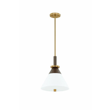 Staton 1 Light Medium Pendant by Troy - F4212-PBR/BRZ