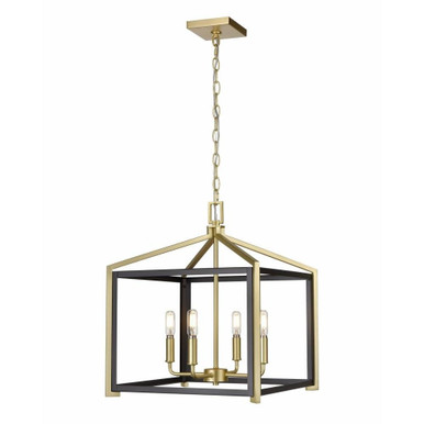 Wiscoy 4 Light Medium Pendant 18.75 Inch Tall by Innovations - 376-4CR-16