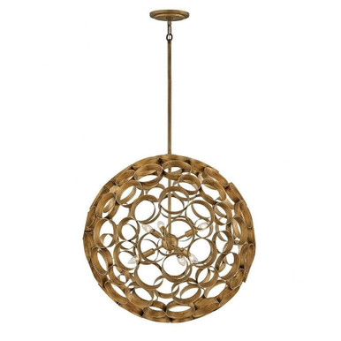 Centric 6 Light Large Chandelier by Fredrick Ramond - FR30146BNG
