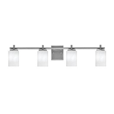 Franklin 4 Light Bath Bar 8.5 Inch Tall and 35.25 Inch Length by Toltec - 1214-85-3525