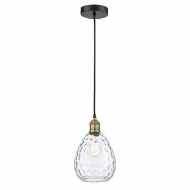 Waverly 1 Light Modern Cord Hung Small Pendant by Innovations - 616-1P-BAB-G372