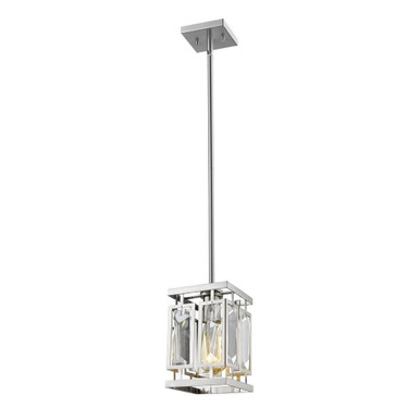 Mersesse One Light Small Pendant by Z-Lite - 6006MP-BN