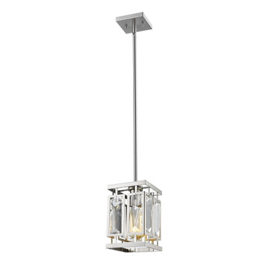 Mersesse One Light Small Pendant by Z-Lite - 6006MP-BN
