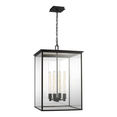Freeport 4 Light Large Modern Outdoor Pendant by Visual Comfort Studio - co1164htcp