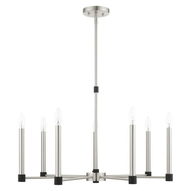 Karlstad 7 Light Large Chandelier by Livex - 46887