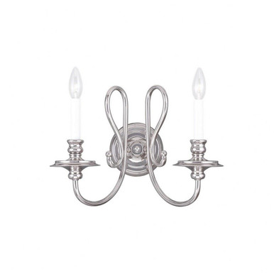 Caldwell Two Light Wall Sconce by Livex - 5162-01