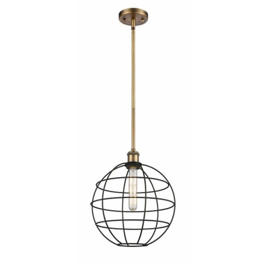 Lake Placid 1 Light Medium Stem Pendant 12 Inch Wide by Innovations - 516-1S-CE-12