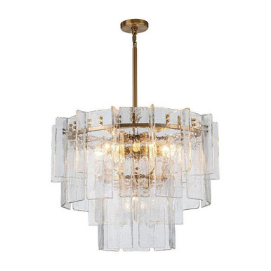 Stratum 8 Light 2 Tier Chandelier 21 Inch Tall and 29 Inch Wide by Kanova - KCH5130-29