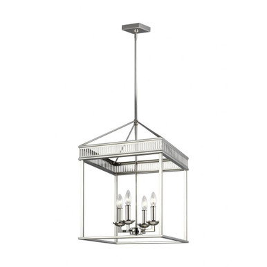 Sean Lavin 4 Light Small Transitional Chandelier by Visual Comfort Studio - f3275/4pn