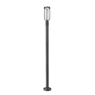 Leland 12W 1 LED Outdoor Post Mount 91.75 x 9 Inches by Z-Lite - 5005PHM-567P-BK-LED