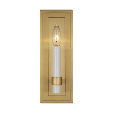 Marston 1 Light Traditional Wall Sconce by Visual Comfort Studio - cw1231bbs