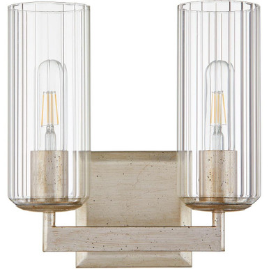 Merrick 2 Light Vanity Light by Quorum - 574-2-60