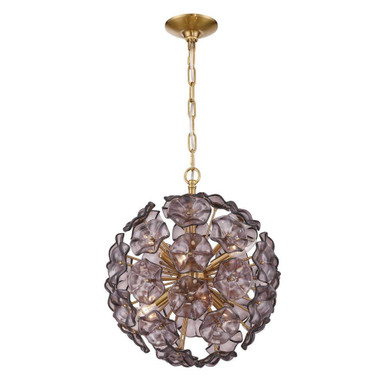 Esme 6 Light Chandelier 21 Inch Tall and 18.25 Inch Wide by Crystorama - ESM-4005