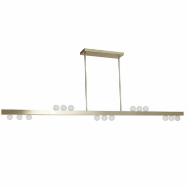 Sairun Trail 375W 15 LED Linear Pendant 7 Inch Tall X 72 Inch Wide - 303-BEL-1364358