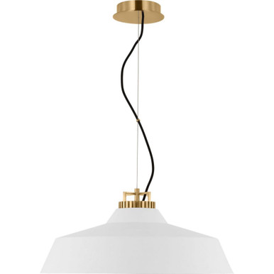 Forge 19W 1 LED Large Short Pendant 24 Inch Wide by Visual Comfort Modern - SLPD13027