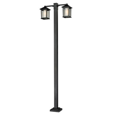 Southdown Bank 2 Light Outdoor Post Mount Lantern 8.13 x 99 Inch by BSH - 372-BEL-1176945