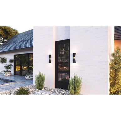 Ivanhoe Head 12W 1 LED Wall Lantern 19 Inch Tall by Bailey Street Home - 71-BEL-4962064