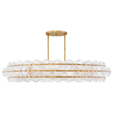 Rene 10 Light Oversized Chandelier by Fredrick Ramond - FR30125DA
