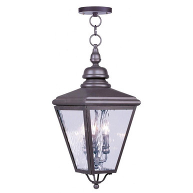 Brookfield Cottages Three Light Outdoor Post Head 11 x 28.5 Inches by BSH - 218-BEL-1653315