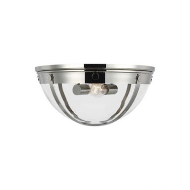 Logan 2 Light 16.38 Inch Wide Flush Mount by Visual Comfort Studio - TF1002