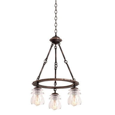 Brierfield 3 Light Small Chandelier by Kalco - 6319AC