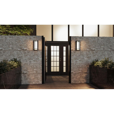 Baird Reach 1 LED Light Outdoor Wall Lantern by Bailey Street Home - 71-BEL-4532509