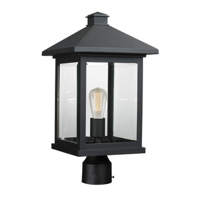 Fisher Fold 1 Light Outdoor Post Mount Lantern 9.5 x 18.5 Inches by BSH - 372-BEL-457466