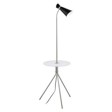 Policara 1 Light Floor Lamp 62.75 x 24.13 Inches by Eglo - 203647A