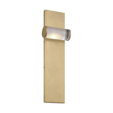 Esfera 277V 7.7W 1 LED Light Medium Wall Sconce by Visual Comfort Modern - KWWS10027-277