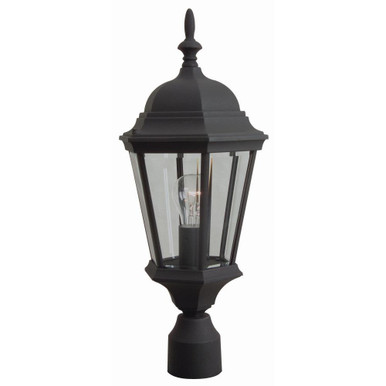 One Light Outdoor Medium Post Light 5.88 x 22 inches by Craftmade - Z255