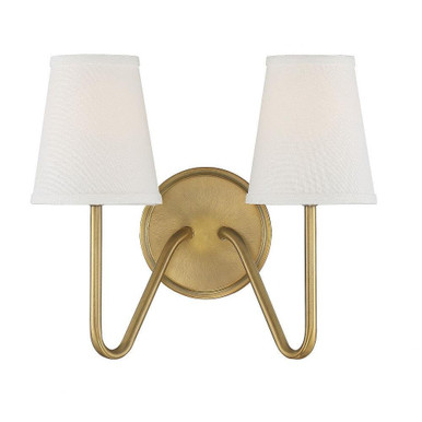 2 Light Wall Sconce 13 Inch Wide by Meridian - M90055