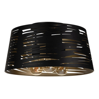 AkersMill3LightFlushMount10.12InchTalland18.98InchWidebyEglo - 206307A