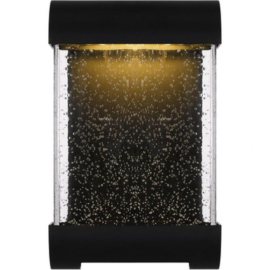 Townes 1 LED Outdoor Wall Lantern by Quoizel - TWN8406MBK