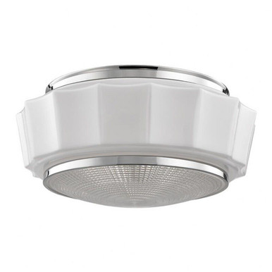 Odessa 3 Light Flush Mount 7.5 x 15.75 Inch by Hudson Valley - 3816F