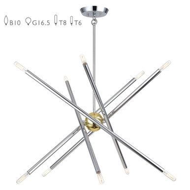 Soho 10 Light Large Chandelier by Livex - 47006