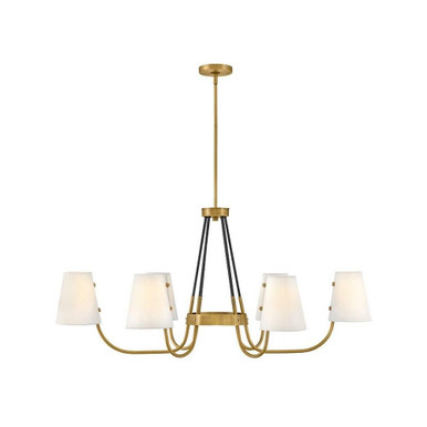 Rubislaw Drive 6 Light Medium Linear Chandelier by Bailey Street Home - 81-BEL-4948457