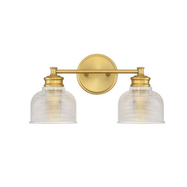 2 Light Vanity Light 9.25 Inch Tall by Meridian - M80034