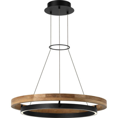 Grace 50.7W 1 LED Outdoor Chandelier 30 Inch Wide by Visual Comfort Modern - SLOCH77730TXBTK
