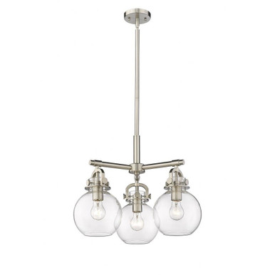 Newton Sphere 3 Light Large Pendant 20.38 Inch Wide by Innovations - 410-3CR-G410-7