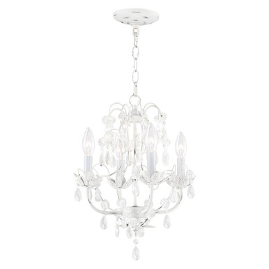 Athena 4 Light Small Chandelier by Livex - 8193-60